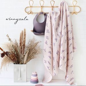 6 Kolory Zwykła Kolorowa Warstwa 2 Wzory Muzylin Miękki Koc Do Noworodka Dzieci Dzieci 120 * 120cm Organic Cotton Swadles Chusteczki Niemowlę Wrap Tkaniny Ręcznik kąpielowy