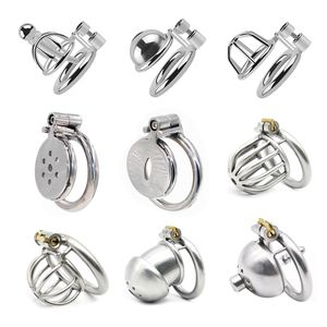 Small Penis Lock Cock Cage Male Chastity Urethral Catheter Penis Ring Chastity Device BDSM Sex Toys Bondage CB6000 Drop 220606