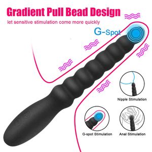 Sexspielzeug, Massagegerät, Vibrator, Spielzeug für Erwachsene, Penis, Schwanz, 10 Geschwindigkeiten, Analkugeln, Prostata-Massage, Dual-Motor, Butt-Plug-Stimulator, USB-Aufladung, für Männer und Frauen, PUAU