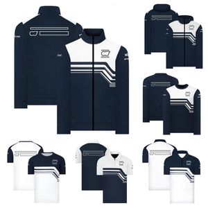F1 Team Racing Polo Jersey Polyester Quick-Torking Car Lapel T-shirt Samma stil Anpassning