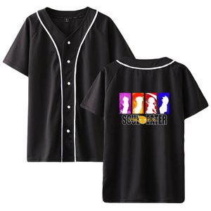 Мужские футболки Soul Eater Baseball T Roomts Unisex Лето с коротким рукавом футболка для модных футболок женщин мужская случайная уличная одежда Аниме Кобковые лица
