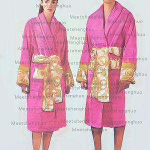 Designer Nightgown Men's Pure Cotton Nightgown Bibulous Kimono Bathrobe Men's and Women's Bathrobe Long Yu Robe Cotton Hotel Spring and Autumn Sweaters L-4XL