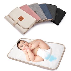 Foldable Baby Diaper Changing Pad Waterproof Newborn Diaper Pad Portable Toddler Changing Table Durable Oxford