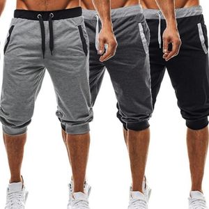 Herrbyxor 2022 Casual Skinny Mens Joggers Sweatpants Gym Fitn Workout Tra Höst Male Mode