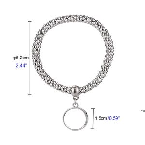 Sublimation Bracelet Mother's Day Gift Festive Party Supplies Zinc Alloy Metal Custom Printing Blank Bracelet ZZE13505