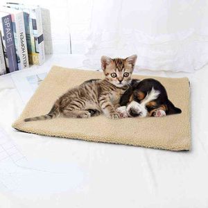 Wholesale self heating mat for sale - Group buy Self heating cat dog bed mat Warm lamb velvet kennel Soft dog bed pet kennel House cat nest blanket Sleeping Bag pet supplies G220415
