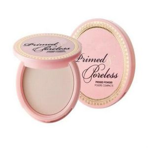 Primed and Poreless Pressed Powder Double Layer With Puff Matte Finish Skin Flawless Smooth Textured Face Compact Cake Powders Mak277v