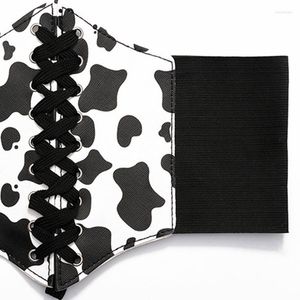 Cintos Sexy Mulheres Top Espartilho com Cinturão Ajustável Vaca Print Lift Up Misfarda Partido da cintura Salming Slimmation Drop Smal22
