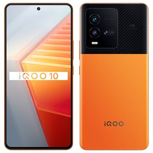 Original  IQOO 10 5G Mobile Phone 8GB 12GB RAM 256GB 512GB ROM Octa Core Snapdragon 50MP AF Android 6.78" 120Hz AMOLED Screen Fingerprint ID Face Wake Smart Cell Phone