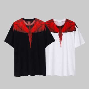 Cotton Men's T-Shirts new Black-White Men's T-Shirt Fashion Casual Print Style XS-XL Size Summer European and American Sleeve Shirt