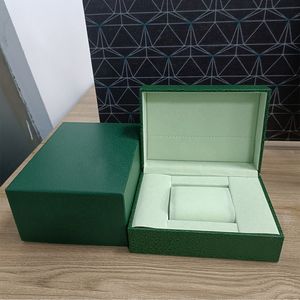 Роскошные новые зеленые Rolex Boxes Mens для оригинальных внутренних ящиков для часов Внешней женщины.