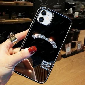 2022 Дизайнеры Телефонные чехлы для iPhone 12 12 Mini 13 Pro Max 11 Pro Max x XR XS XSMAX 7 7P 8 8P буквы Crystal Case Feblue D2206011Z