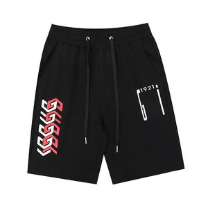 Designershorts för män Sommarstrandbyxor Herr Sport Joggerbyxa Mode Bokstavsmönstertryck Lös Streetwear Bomullsshorts Storlek M-2XL