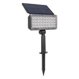 Super Bright LED Solar Powered Light Control Garden Decoration Lights Justerbar utomhusvattentät solväggslampa