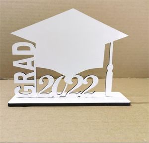 wholesale!!Sublimation MDF GRAD Photo Panel Graduation Picture Frame 2022 Sublimation Board Blank for DIY Printing Photos Graduation Anniversaries