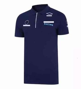 T-shirt vestiti Polo da uomo Nuovi saldi ufficiali Hit 2021 F1 Formula Uno Williams Polo con camicia a maniche corte Abbigliamento da corsa fuoristrada Sostenitori