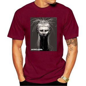 As camisetas masculinas morrem Antwoord Alien Ver. 3 Pôster de camiseta (preto) S-5xl