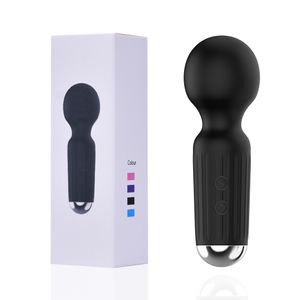 Mini vibrator för kvinnor g-spot klitoris stimulator 20 hastigheter mjuk silikon realistiska dildo av vibratorer sexiga leksaker vuxna 18