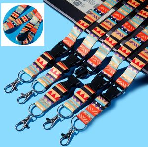 Mode färgglad mobiltelefon hängande rep certifikat lanyard strap id kort hållare tillbehör band grossistpris