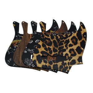 4 String JB Bass Pickguard 3D Baskılı Amerikan Standart Caz Bas Pickguard Gitar Üstü 10 Chrome Pickguard Vidası