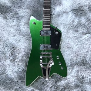 2022 Jahre beliebte Neuankömmling E-Gitarre in grüner Staubfarbe, hergestellt in China