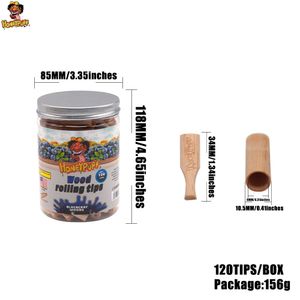 Flavor Smoking Wood Accessories Cigarette Pipe Rolling Mouth Tobacco Tips Blueberry Smok