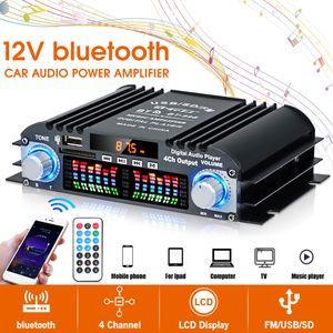 BT HIFIオーディオホームデジタルアンプの車のオーディオベースパワーブルートゥースアンプFM USB SDラジオSDのスピーカーDC12V