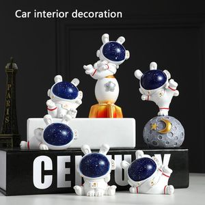 Decorações de interiores Astonauta Star Car Decoração Auto Center Console Celular Suporte Acessórios para Decorações Interior