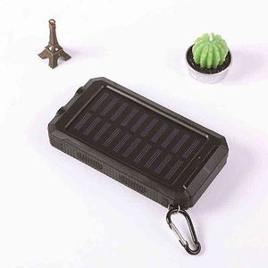 Solar Power Bank Mah Waterproof Portable Solar Charger Power Bank External Battery Power Bank With Led Camping Light J220531 71a