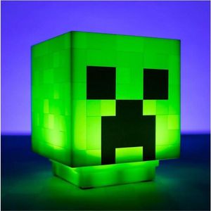 Luzes noturnas Anime Light Creeper Game LED Lightnights Nights Green Cube Battery Table Lamp para crianças quarto Decoração da sala de casa Lampara Giftnightnight