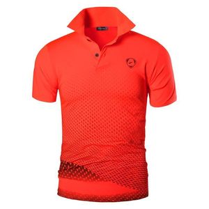 Jeansan Men S Sport Tee Polo koszulki polo Poloshirts Golf Tennis Badminton Dry Fit LSL243 Red2 220606 F93