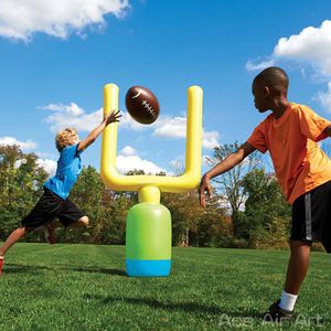 2.5/3/3.6m H Hanging Inflatable Rugby Logo Model Sports Equipment Natural Things with Air Blower for Event/Promotion/Activities Decoration Made By Ace Air Art