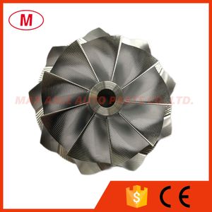 RHF5HB 46.50/59.94mm 9/0 blades Turbocharger Turbo Billet compressor wheel/Aluminum 2618/Point Milling wheel for Cartridge/CHRA/Core