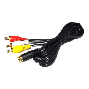 Gold Plating Plug AV Cable for SEGA Saturn RCA Cord for SS