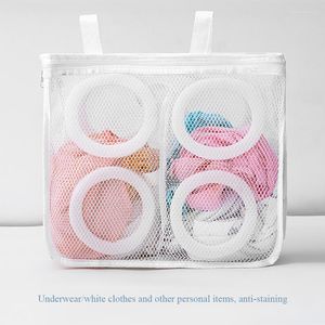 Laundry Bags Bag Use Mesh Clothing Seyahat Organizer Bathroom Accessories Dry Shoe Home Portable Washing