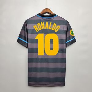 Inter Retro 1997/98 Ronaldo Djorkeeff Zamaldo Zanetti Moriero Recoba Soccer Jerseys Vintage Milan Kit Camicia classica