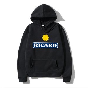 liquor alcohol France Ouzo hoodies men and women Ricard printed pullovers for adult pure cotton clothes 220805