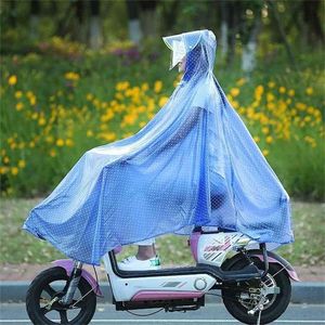 Koreanische Transparent Erwachsene Regenmantel Mit Kapuze Leichte Reise Poncho Wasserdichte Regenpak Dames Outdoor Motorrad Regen Getriebe 210320