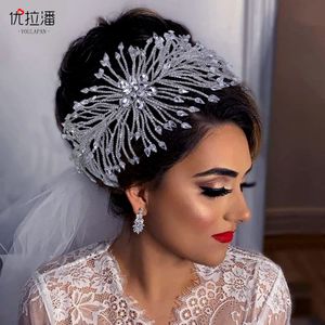Heart Diamond Wedding Tiara Baroque Crystal Bridal Headwear Crown Rhinestone with Wedding Jewelry Hair Accessories Bridal Crowns Headpieces HP429