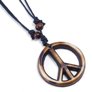 World Peace Symbol Necklaces Adjustable Long Chain fashion jewelry necklace for women men Fashion jewelry gift