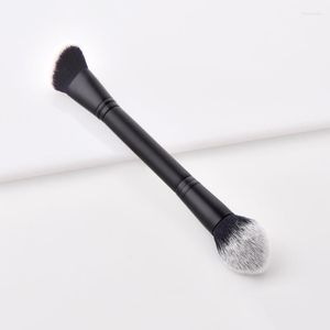 Makeup Brushes 1 Pc Double Ended Contour Brush Sculpting Powder Blush Cosmetic Tools Facial Trin22