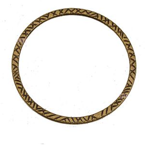 DIY Large Circle Pendants Necklaces Bracelets Connectors Vintage Bronze Double Flat Open Metal New Wholesales jewelry findings mm