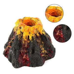 Novelty Ornament Volcano Shape For rium Air Bubble Stone Fish Tank Oxygen Pump Toys Y200917