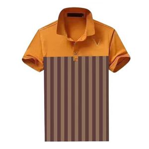 2021 marke Designer Polo Shirts Sommer Kleidung Männer Casual Polo Mode Schlange Biene Druck Stickerei T Shirt High Street Herren polos M-3XL