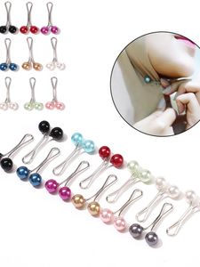 Pins Brooches Wholesale Pearls Muslim Women Shawl Scarf Lady Scarves Hijab Clips Pearl Brooch PinPins