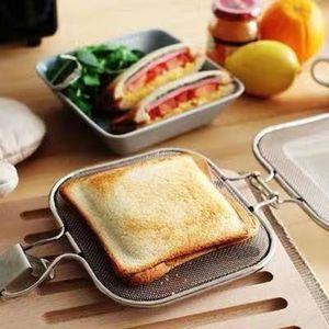 Stainless Steel Sand Maker Baking Mold Bread toaster Breakfast Machine Cake Tool W220425