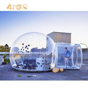 Transparante opblaasbare heldere bubble tent voor openlucht camping 3m kamer