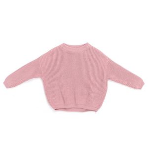 0-9M الخريف الجديد Baby Boys Girls Girls Sweater Sweater Toddler Sweat-Sevents حديثي الولادة متماسكة طويلة الأكمام القطن Tops 960 E3