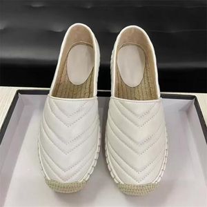 Neue Luxurys Casual Frauen Schuhe Espadrilles Sommer Designer Damen Flache Strand Halbe Hausschuhe Mode Frau Loafers Fischer Leinwand Schuh größe 35-41