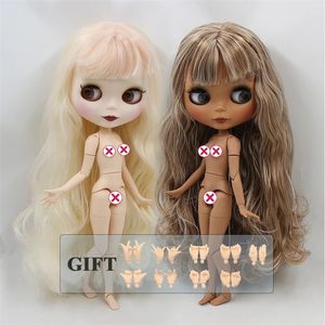 ICY DBS Special Blyth doll 16 bjd nude joint body matte face glossy face colorful hair girl boy toy gift 220707